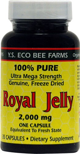 YS Eco Bee Farms Royal Jelly -- 2000 mg - 35 Capsules