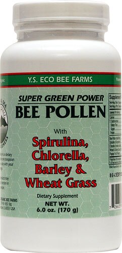 YS Eco Bee Farms Super Green Power Powder -- 6 oz