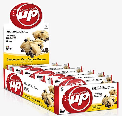 YUP B-Up® Protein Bar Chocolate Chip Cookie Dough -- 12 Bars