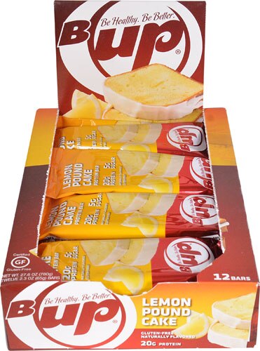 YUP B-Up™ Protein Bar Lemon Pound Cake -- 12 Bars