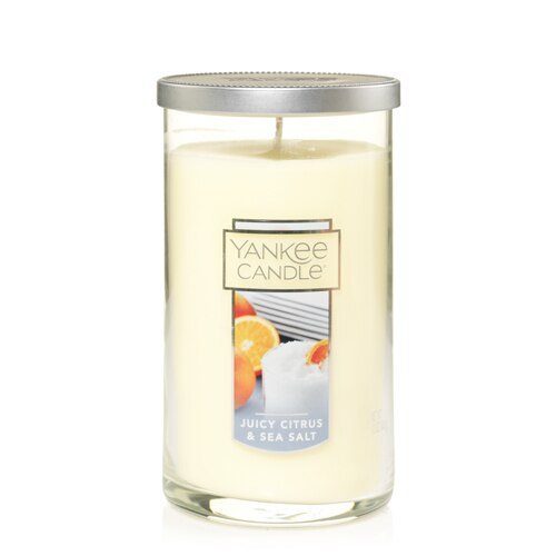 Yankee Candle Pillar Candle Juicy Citrus & Sea Salt