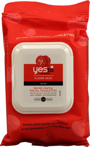 Yes To Inc Yes to Tomatoes Blemish Clearing Facial Towelettes -- 25 Towelettes