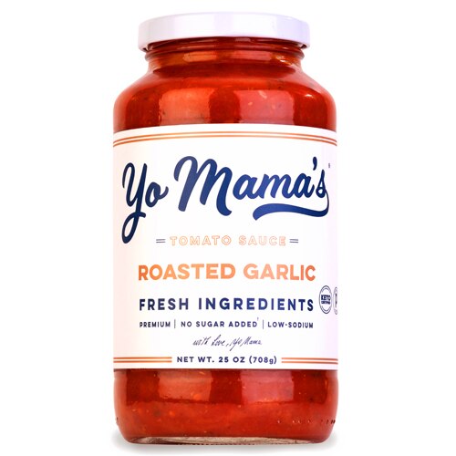 Yo Mama's Keto Pasta Sauce Roasted Garlic -- 25 oz