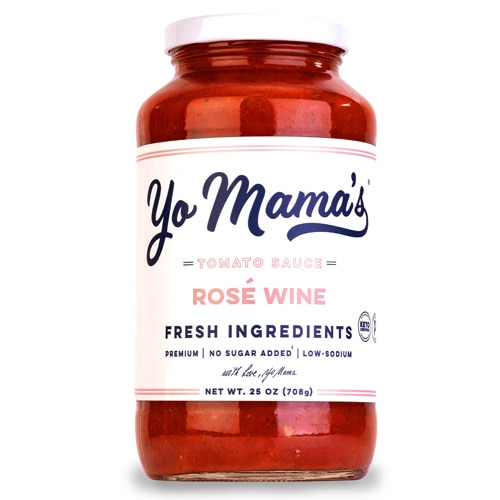 Yo Mama's Keto Pasta Sauce Rose Wine -- 25 oz
