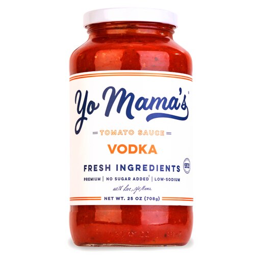 Yo Mama's Keto Tomato Sauce Velvety Vodka -- 25 oz