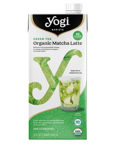 Yogi Barista Organic Tea Concentrates Matcha Latte