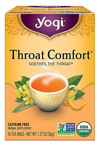 Yogi Herbal Tea Throat ComfortÂ® Caffeine Free