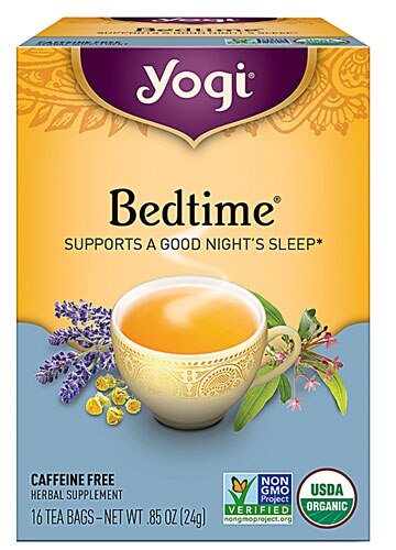 Yogi Non-GMO Caffeine Free Organic Herbal Tea Bedtime