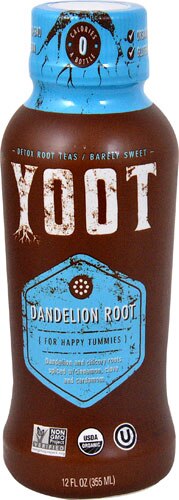 Yoot Organic Detox Root Tea Zero Calorie Dandelion Root -- 12 fl oz