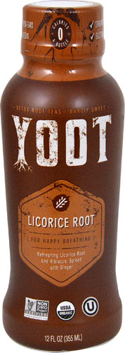 Yoot Organic Detox Root Tea Zero Calorie Licorice Root -- 12 fl oz