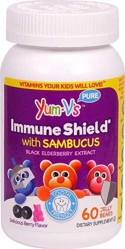Yum V's Immune Shield with Sambucus Berry -- 60 Chewables