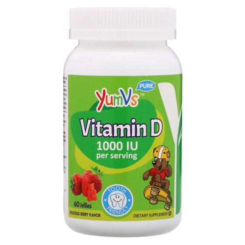 Yum V's Vitamin D Jellies Berry