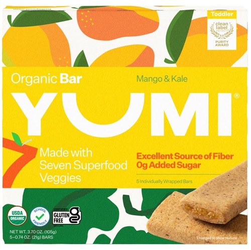 Yumi Organic Gluten Free Super Bar Mango
