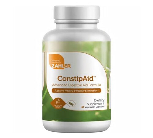Zahler ConstipAid™ -- 60 Vegetarian Capsules