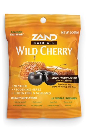 Zand HerbaLozenge Wild Cherry Honey -- 15 Lozenges