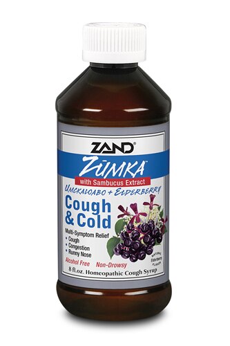 Zand Zumka™ Cough and Cold Homeopathic Cough Syrup Natural Elderberry