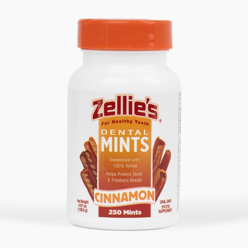 Zellie's 100% Xylitol Sugar Free Breath Mints Cinnamon