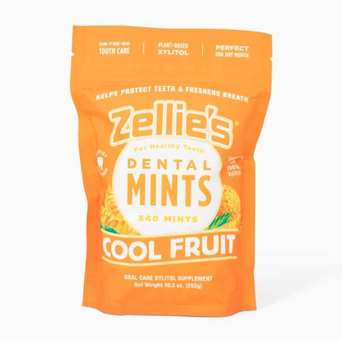Zellie's 100% Xylitol Sugar Free Breath Mints Cool Fruit
