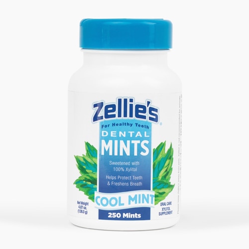 Zellie's 100% Xylitol Sugar Free Breath Mints Cool Mint