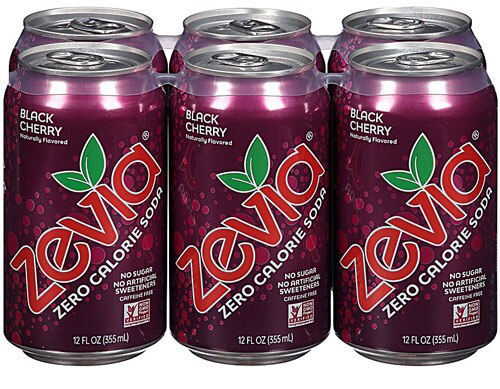 Zevia Zero Calorie Soda Black Cherry