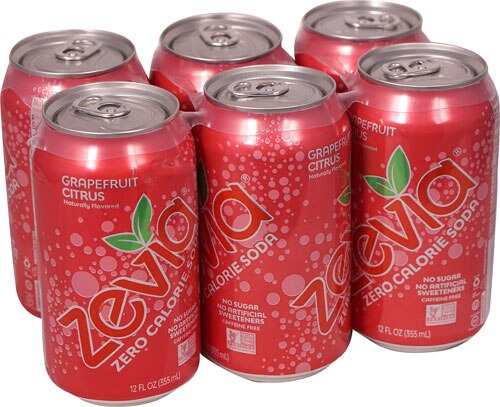 Zevia Zero Calorie Soda Grapefruit Citrus