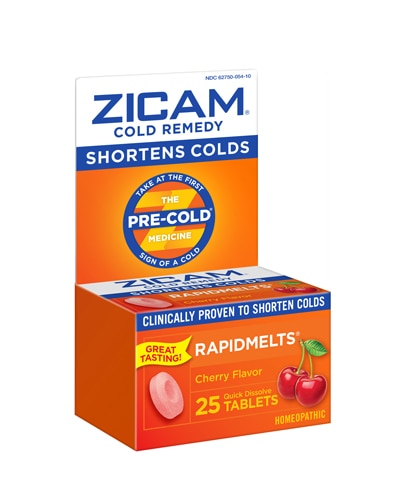 Zicam Cold Remedy RapidMelts® Cherry -- 25 Quick Dissolve Tablets