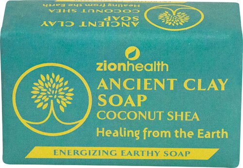 Zion Health Ancient Clay Natural Soap Coconut Shea -- 6 oz