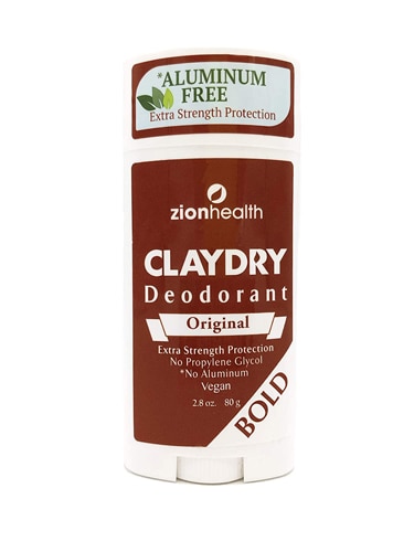 Zion Health ClayDry Deodorant Original