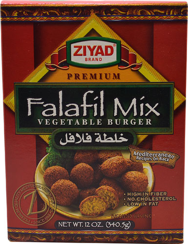 Ziyad Brand Falafil Mix Vegetable Burger -- 12 oz