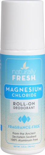 Zola Naturals Magnesium Roll-On Deodorant Fragrance-Free -- 3 fl oz