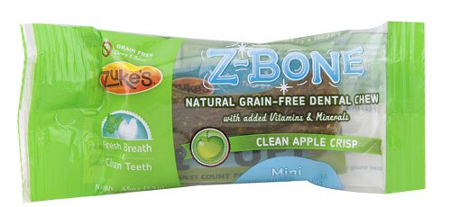 Zuke's Z-Bone® Natural Grain-Free Dental Chew Clean Apple Crisp -- 0.45 oz