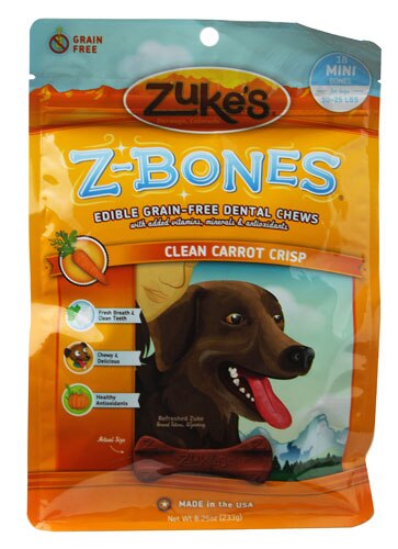 Zuke's Z-Bones® Dog Dental Chews Clean Carrot Crisp -- 8.25 oz