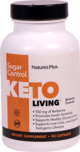 UPC 097467820043 NaturesPlus Keto Living Sugar Control Capsules, 90 capsules