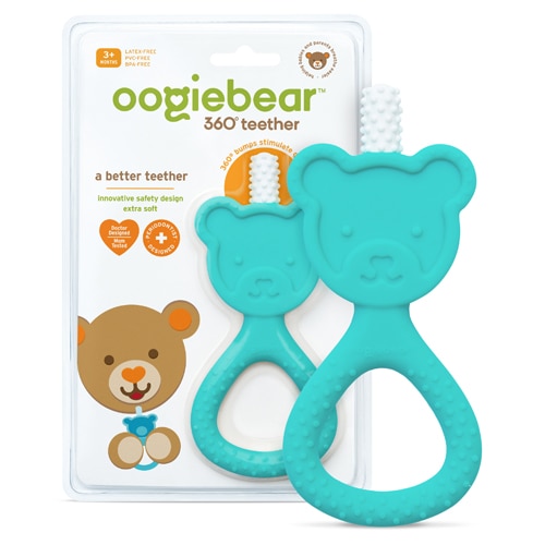 oogiebear 360 Teether for Babies Seafoam -- 1 Unit
