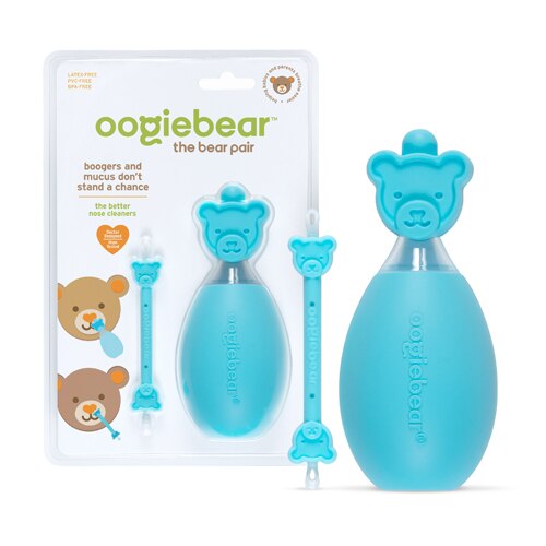 oogiebear The Bear Pair Nasal Aspirator and Booger Picker Tool Set Blue --  1 Set - Vitacost