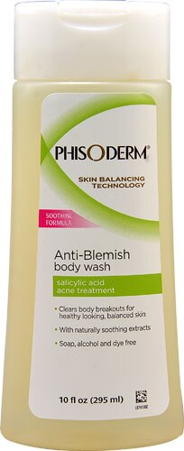 pHisoderm Anti-Blemish Body Wash -- 10 fl oz