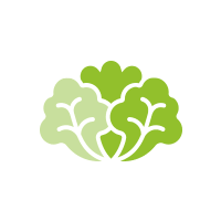 Vegan Food Sale Icon