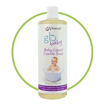 Vitacost Glo Baby liquid castile soap