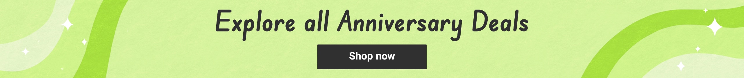 Anniversary banner.