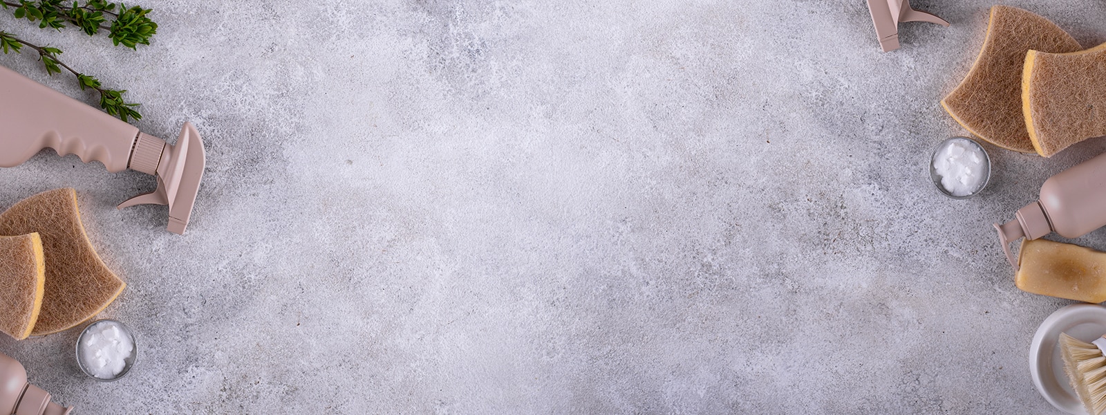 cleaning products decorative background