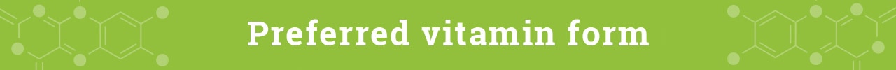 Preerred Vitamin form banner
