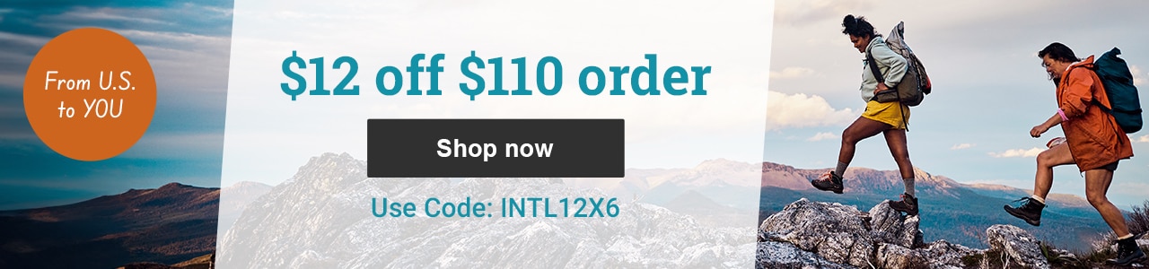 $12 off $110 Order. Use code: INTL12X6. Shop now