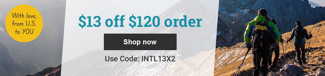 $13 off $150 order. Use code: INTL13X2. Shop now