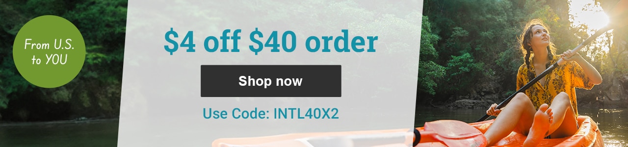 $4 off $40 order. Use code: INTL40X2. Shop now