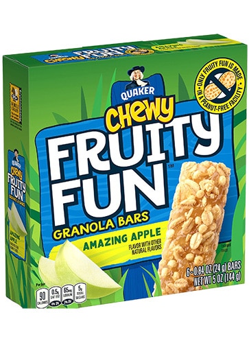 UPC 030000571750 Quaker Chewy Fruity Fun Granola Bars Amazing Apple