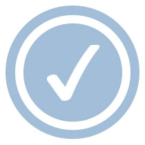 blue check