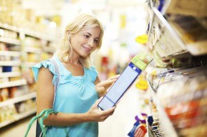 Do You Know Your Label Lingo? Woman shopping for cereals.