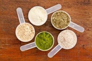 pea, brown rice, soy & hemp proteins