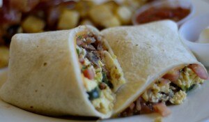refried bean burrito breakfast burrito