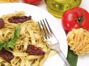 Sun-Dried Tomato Fettucine
